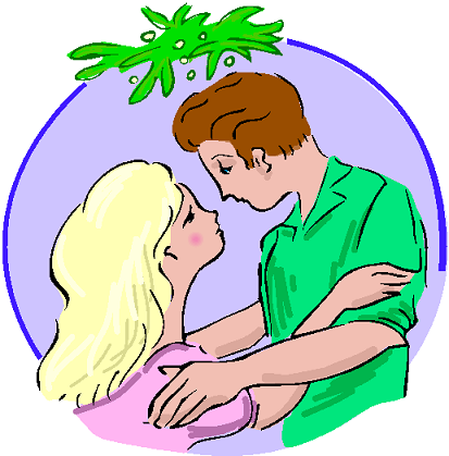 Kissing under Mistletoe